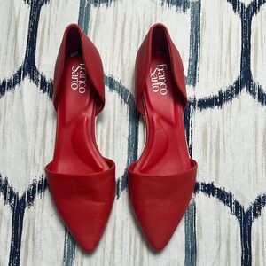 Franco Sarto Red Flats